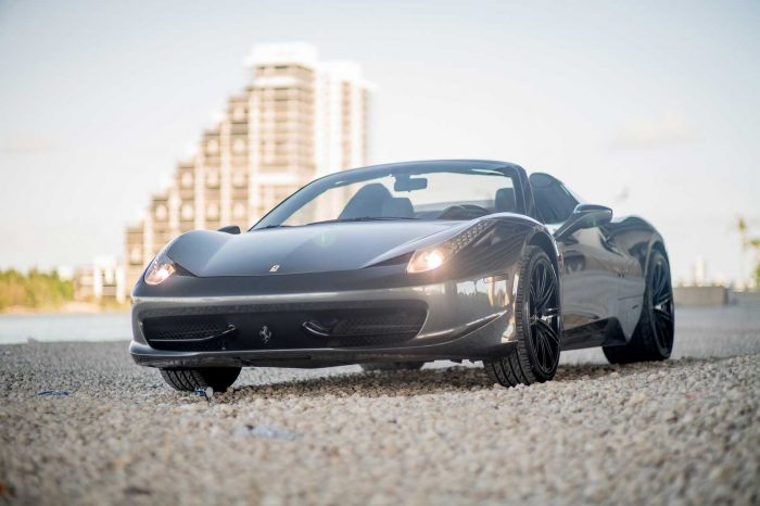 Ferrari 458 Spider Black