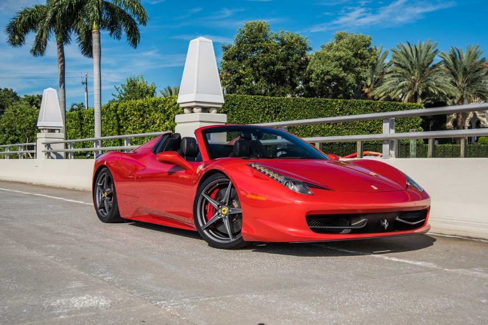 Ferrari 458 Spider Red