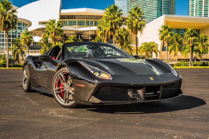 Ferrari 488 Spider Black
